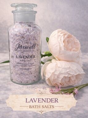 Jaxwell Lavender Bath Salts - Soft Lavender